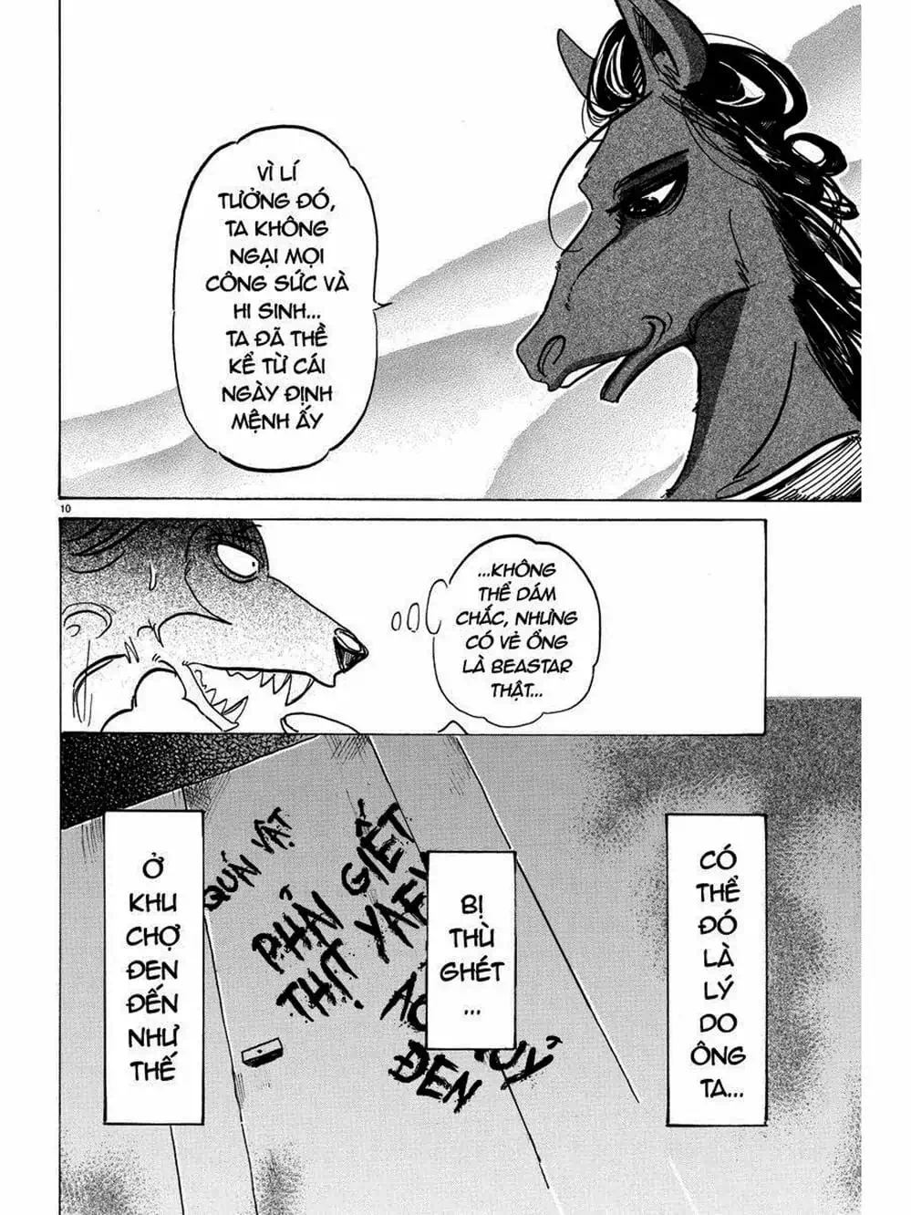 Truyện Tranh Bởi Vì Chúng Ta Đều Là Những Ngôi Sao - Beastars trang 10