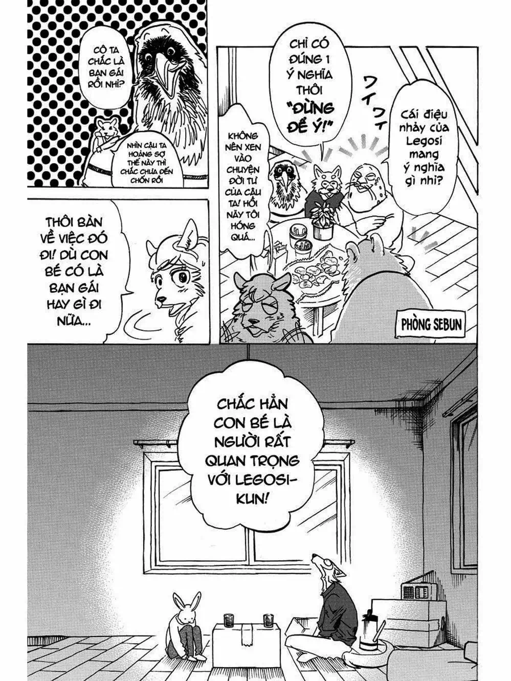 Truyện Tranh Bởi Vì Chúng Ta Đều Là Những Ngôi Sao - Beastars trang 10