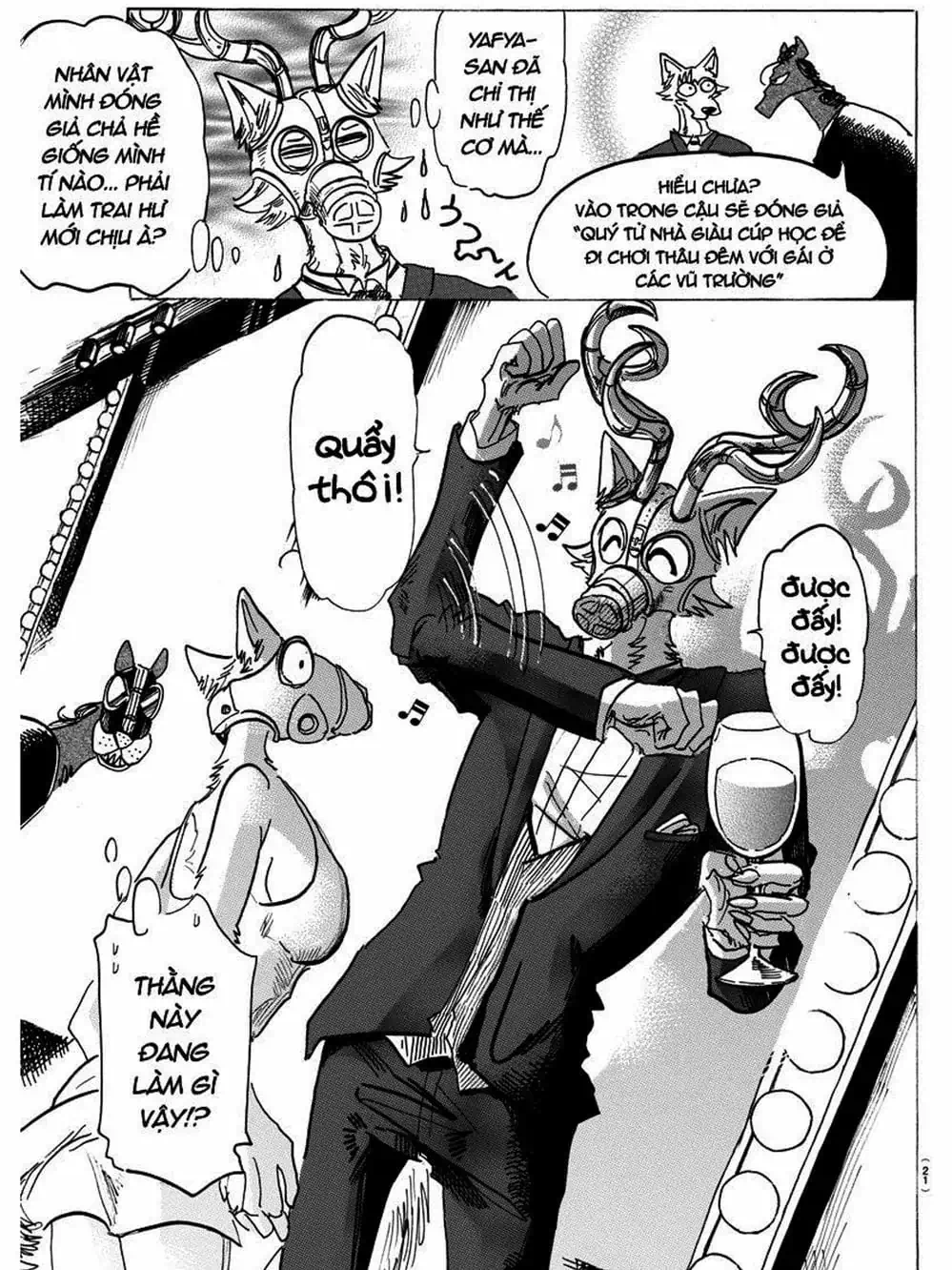 Truyện Tranh Bởi Vì Chúng Ta Đều Là Những Ngôi Sao - Beastars trang 10