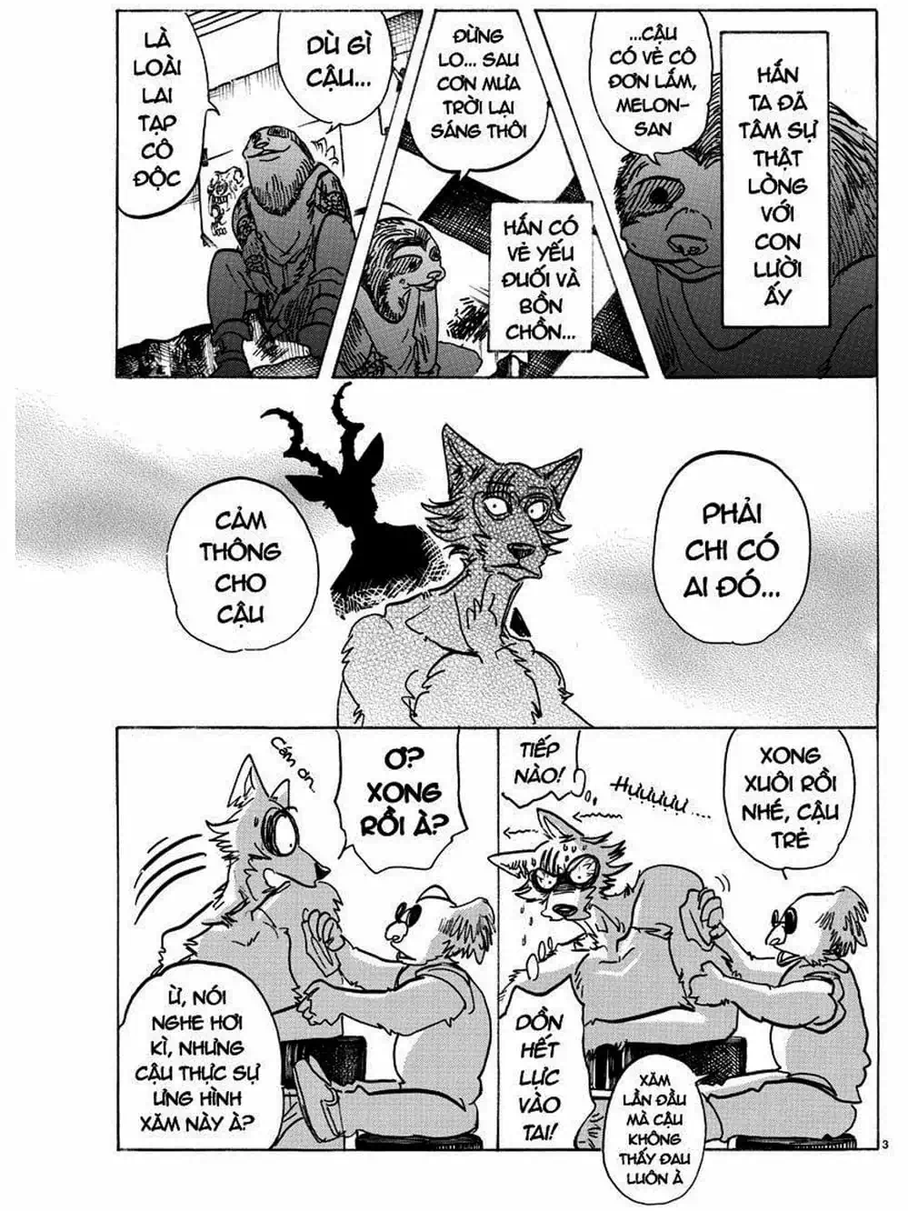 Truyện Tranh Bởi Vì Chúng Ta Đều Là Những Ngôi Sao - Beastars trang 10