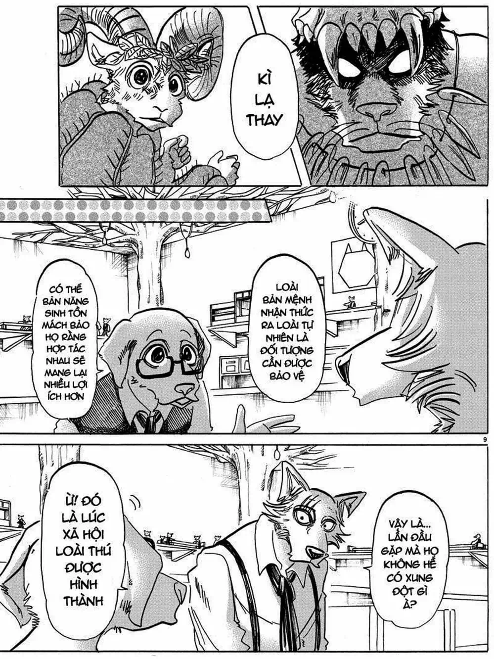 Truyện Tranh Bởi Vì Chúng Ta Đều Là Những Ngôi Sao - Beastars trang 10