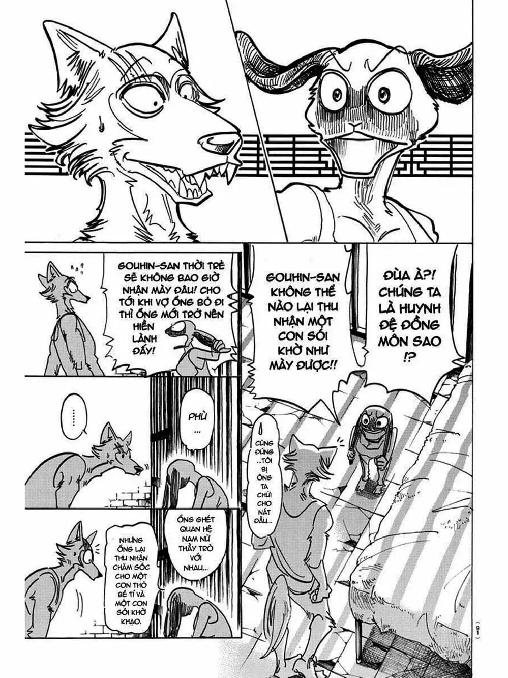 Truyện Tranh Bởi Vì Chúng Ta Đều Là Những Ngôi Sao - Beastars trang 10