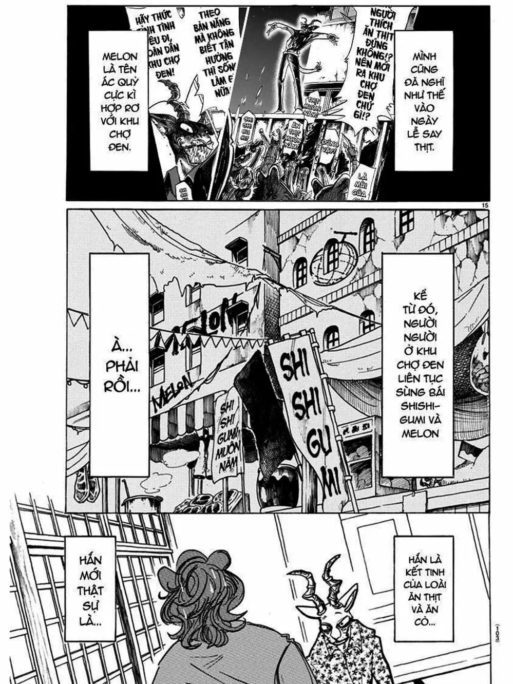 Truyện Tranh Bởi Vì Chúng Ta Đều Là Những Ngôi Sao - Beastars trang 10