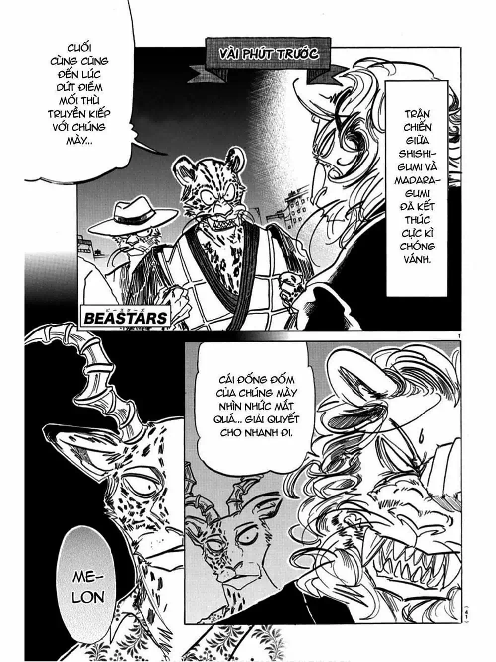 Truyện Tranh Bởi Vì Chúng Ta Đều Là Những Ngôi Sao - Beastars trang 10