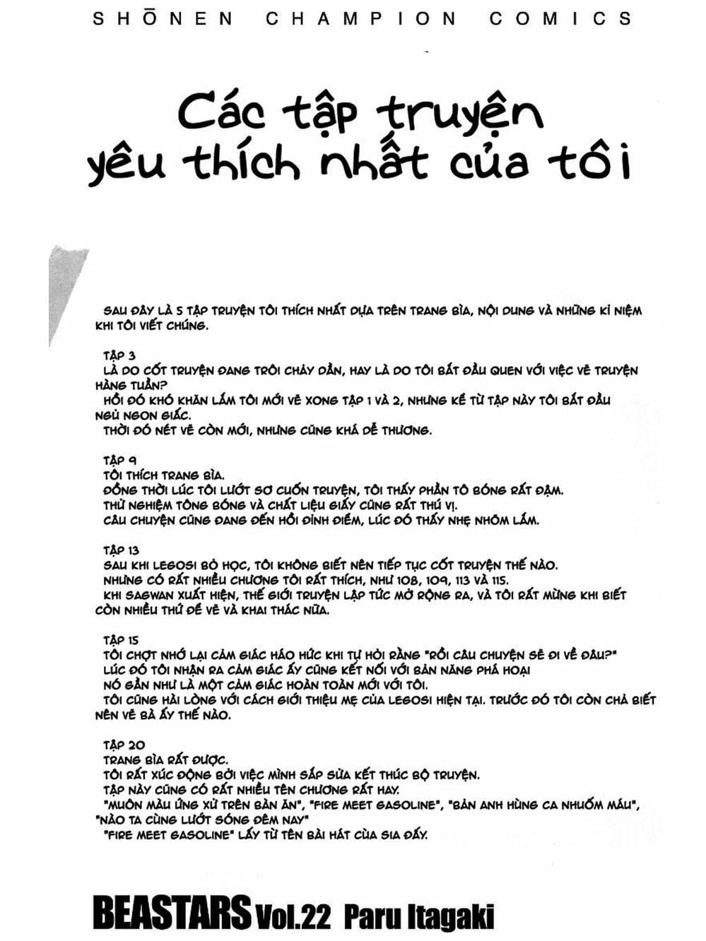 Truyện Tranh Bởi Vì Chúng Ta Đều Là Những Ngôi Sao - Beastars trang 10