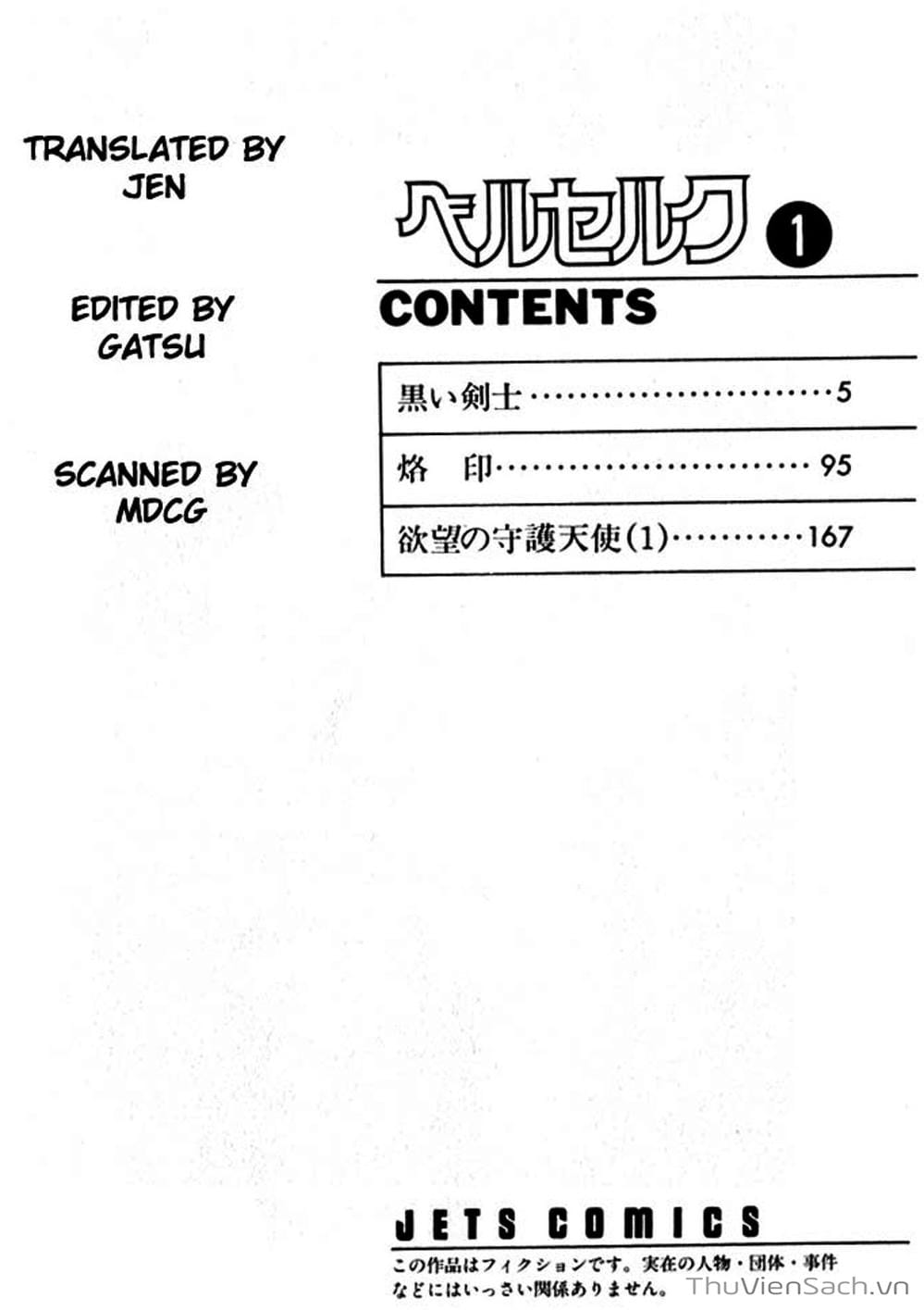 Truyện Tranh Kiếm Sĩ Đen - Berserk trang 9