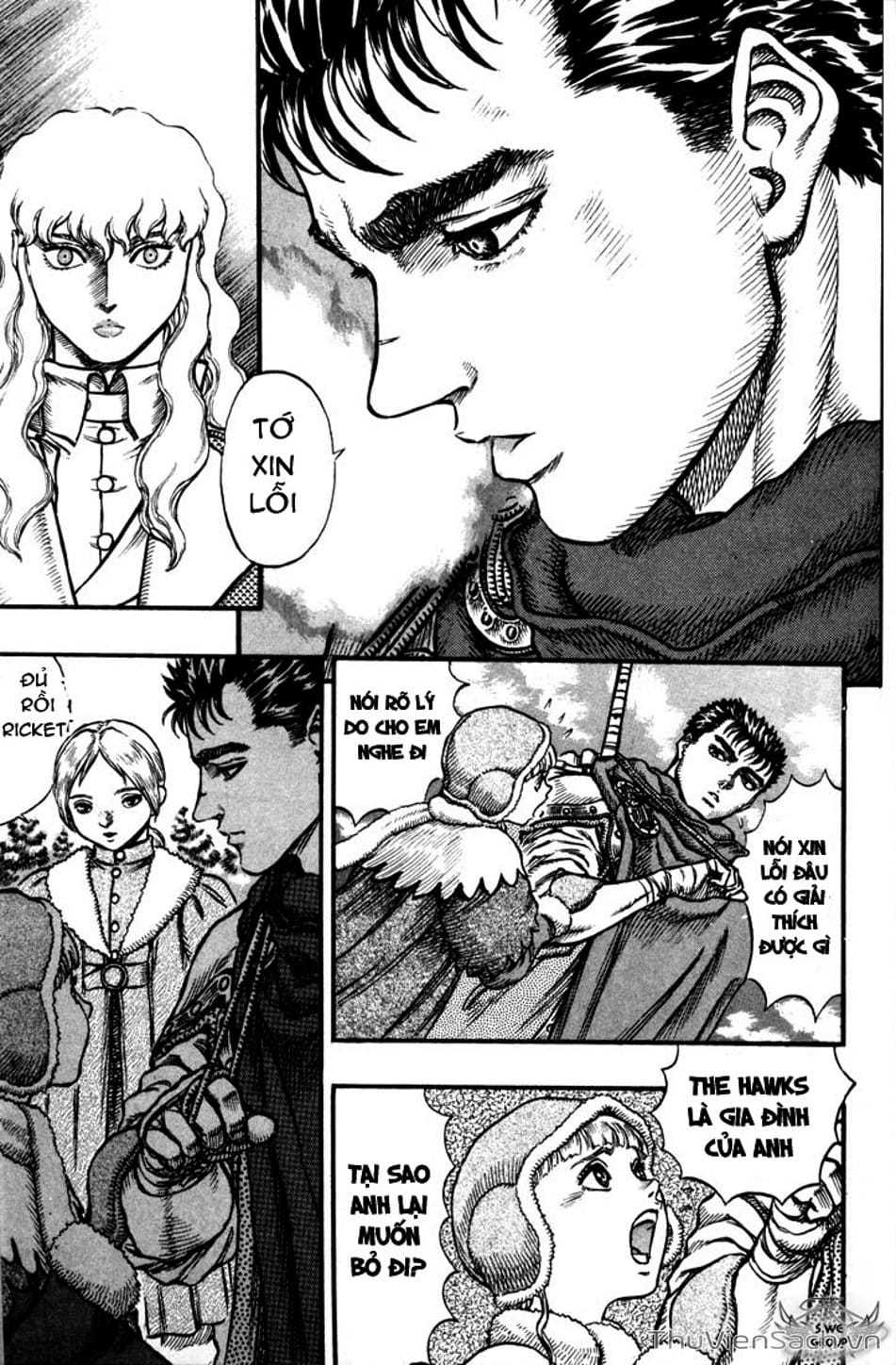 Truyện Tranh Kiếm Sĩ Đen - Berserk trang 9