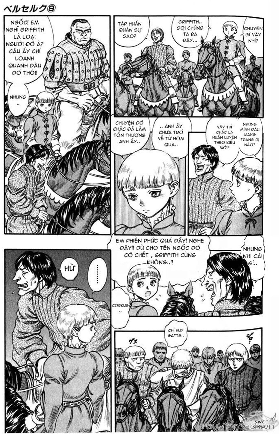 Truyện Tranh Kiếm Sĩ Đen - Berserk trang 9