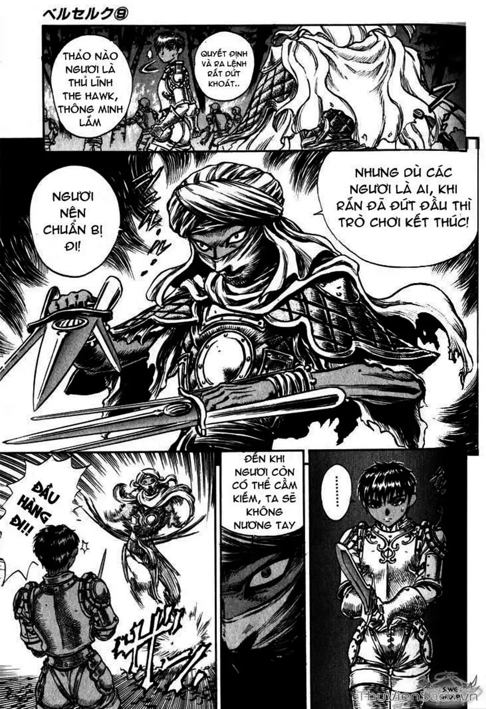 Truyện Tranh Kiếm Sĩ Đen - Berserk trang 9
