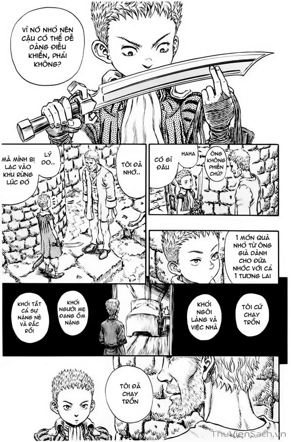 Truyện Tranh Kiếm Sĩ Đen - Berserk trang 9