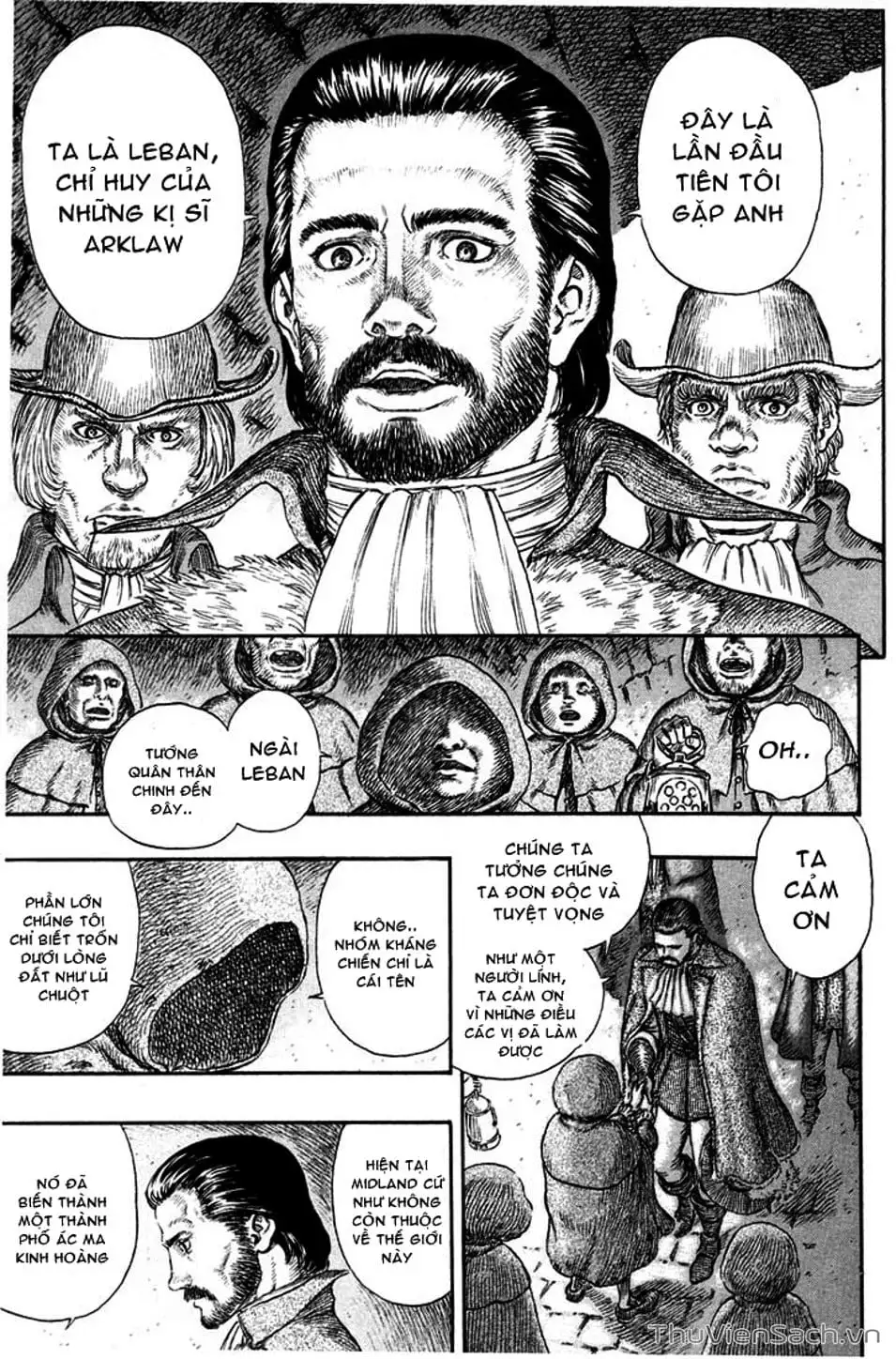 Truyện Tranh Kiếm Sĩ Đen - Berserk trang 9