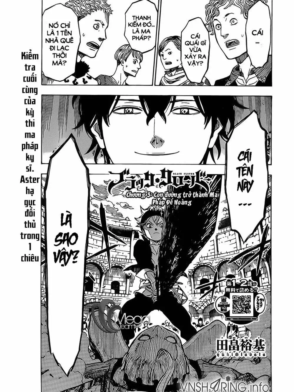 Truyện Tranh Pháp Sư Không Phép Thuật - Black Clover trang 5