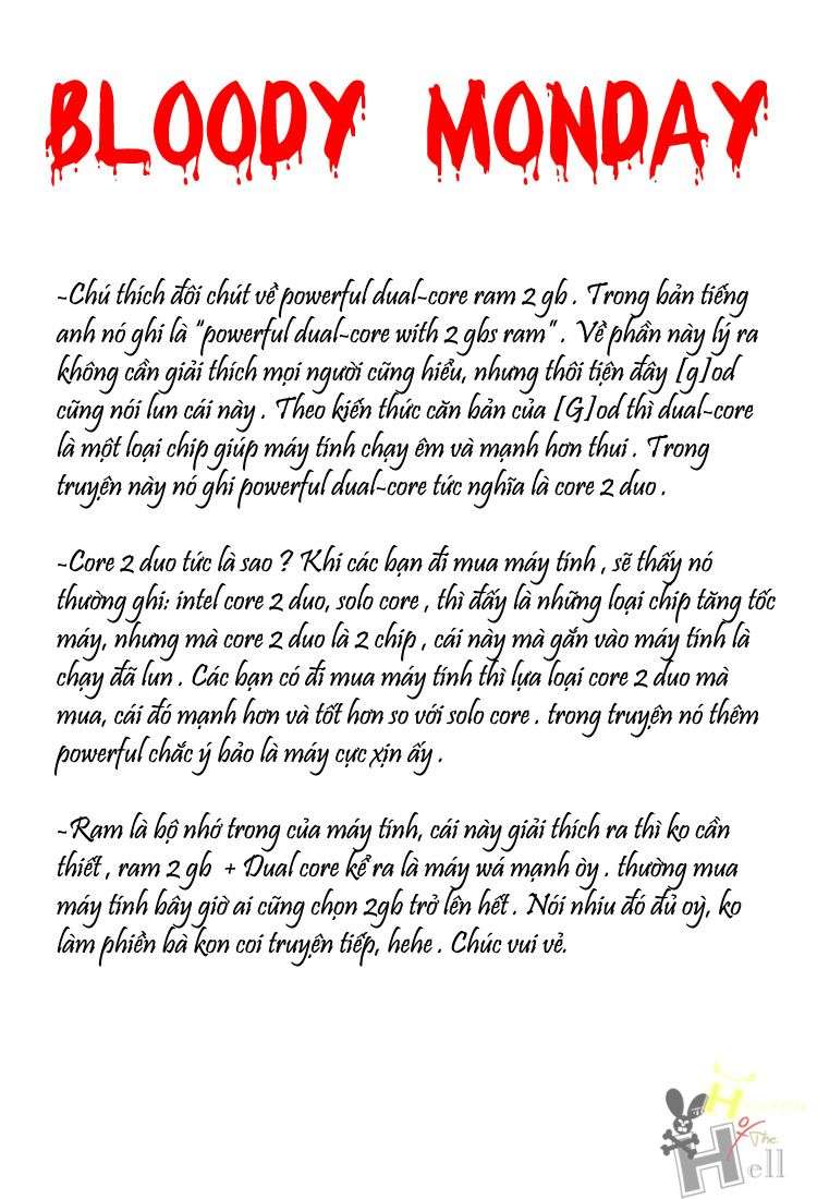Truyện Tranh Ngày Thứ Hai Đẫm Máu - Bloody Monday trang 3
