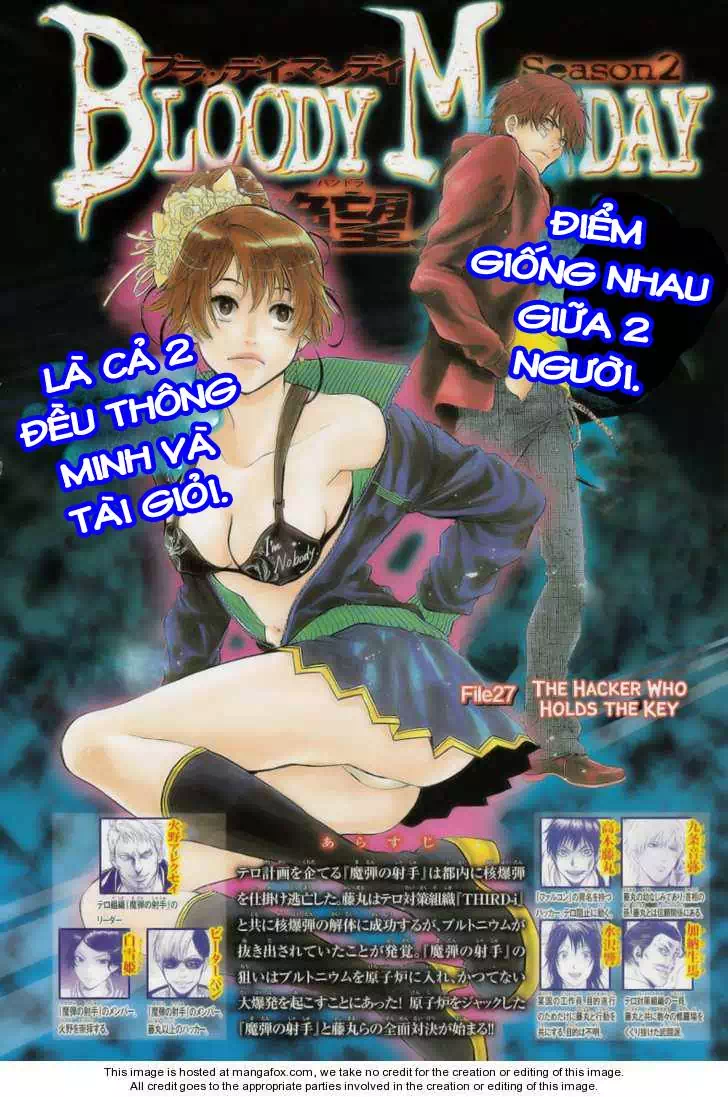 Truyện Tranh Ngày Thứ Hai Đẫm Máu - Bloody Monday trang 3