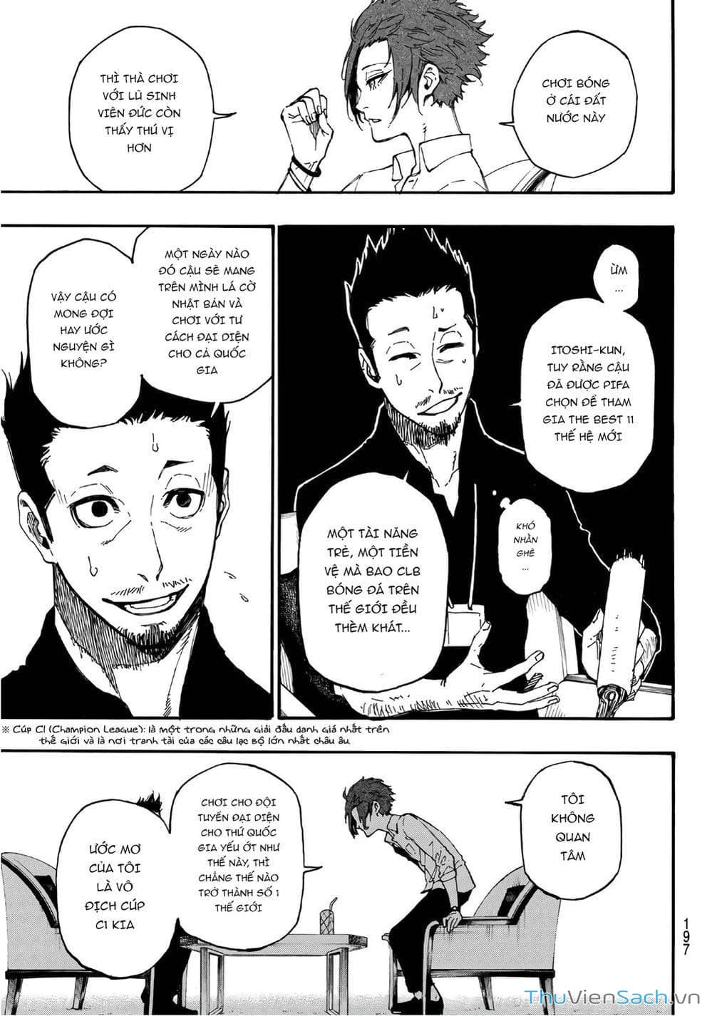 Truyện Tranh Tiền Đạo Số 1 - Blue Lock trang 6