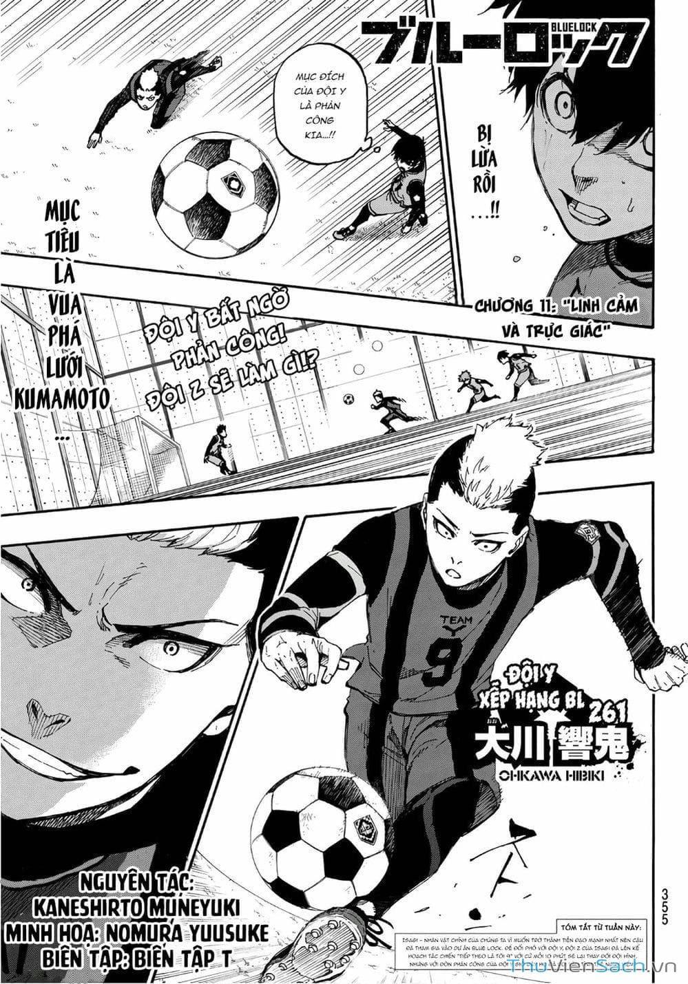 Truyện Tranh Tiền Đạo Số 1 - Blue Lock trang 6