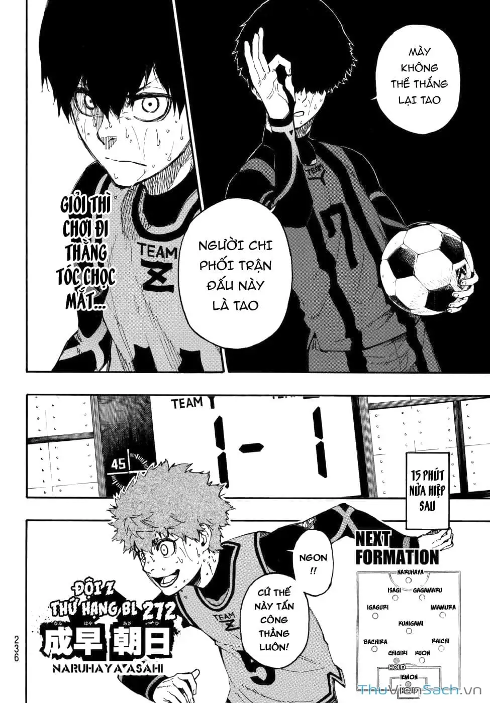Truyện Tranh Tiền Đạo Số 1 - Blue Lock trang 6