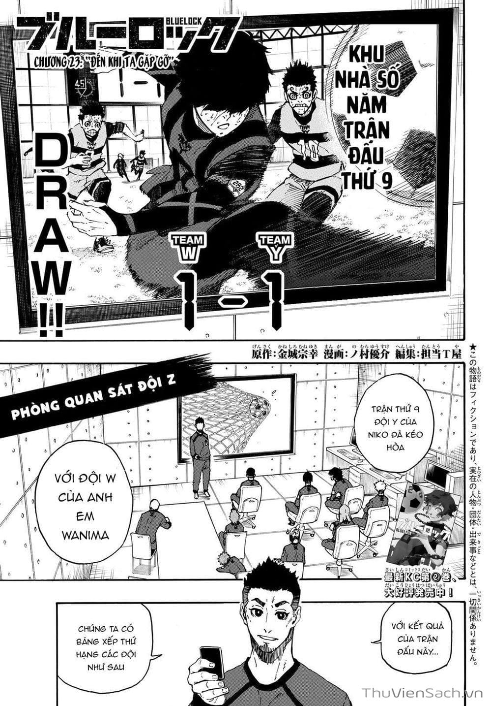 Truyện Tranh Tiền Đạo Số 1 - Blue Lock trang 6