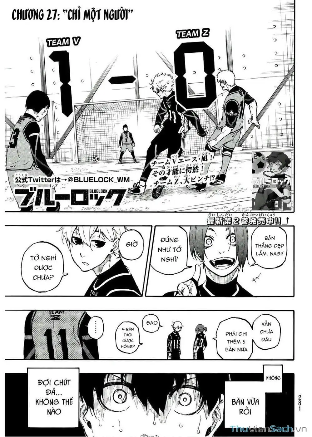 Truyện Tranh Tiền Đạo Số 1 - Blue Lock trang 6