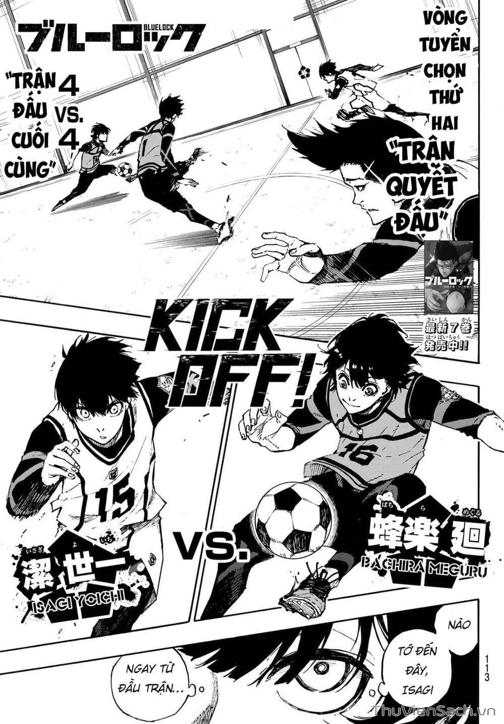 Truyện Tranh Tiền Đạo Số 1 - Blue Lock trang 6
