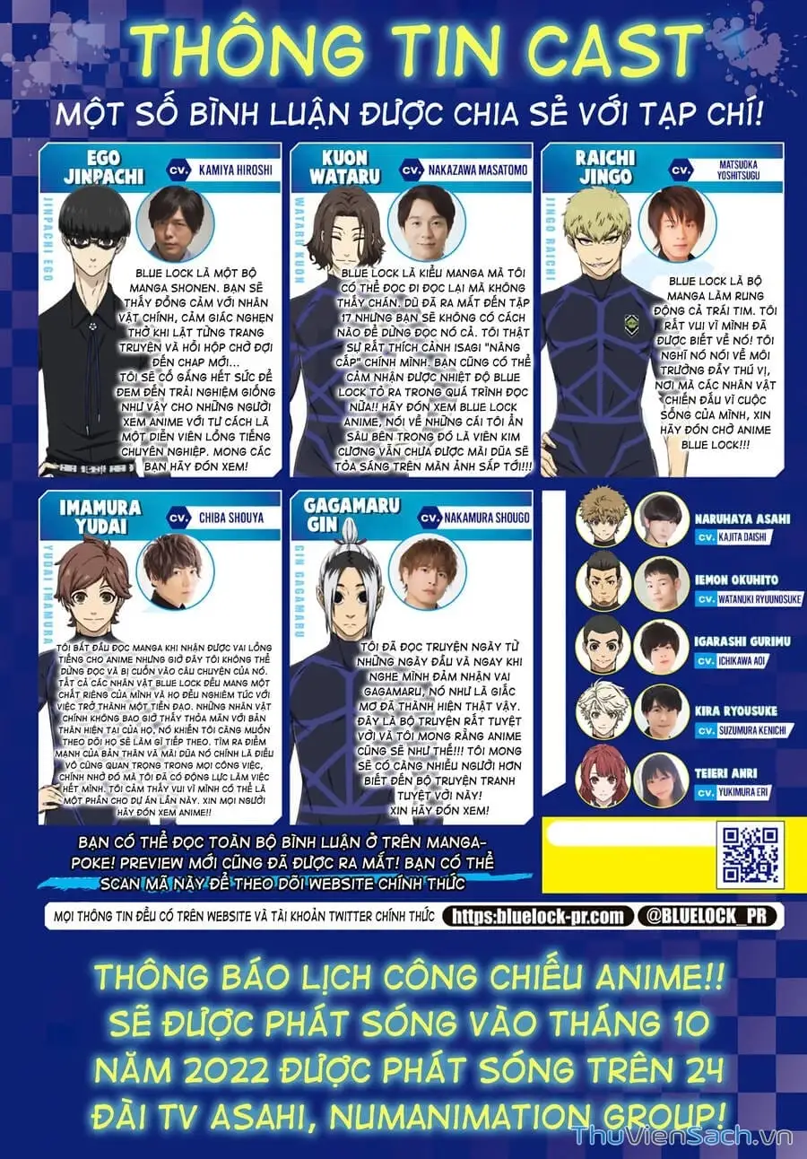 Truyện Tranh Tiền Đạo Số 1 - Blue Lock trang 5