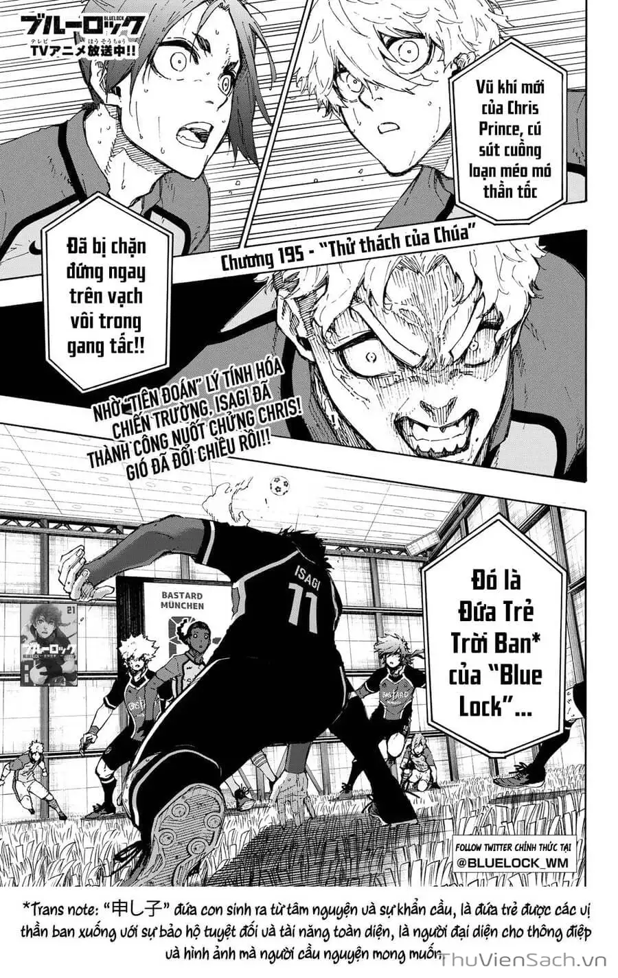 Truyện Tranh Tiền Đạo Số 1 - Blue Lock trang 6