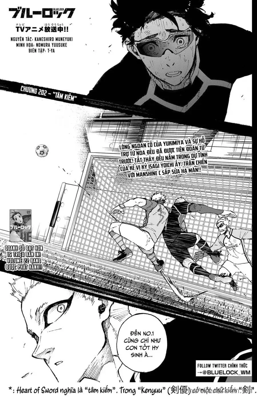 Truyện Tranh Tiền Đạo Số 1 - Blue Lock trang 6