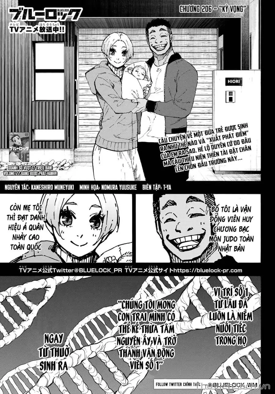 Truyện Tranh Tiền Đạo Số 1 - Blue Lock trang 6