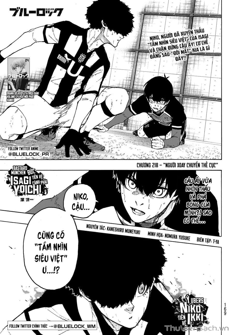 Truyện Tranh Tiền Đạo Số 1 - Blue Lock trang 6