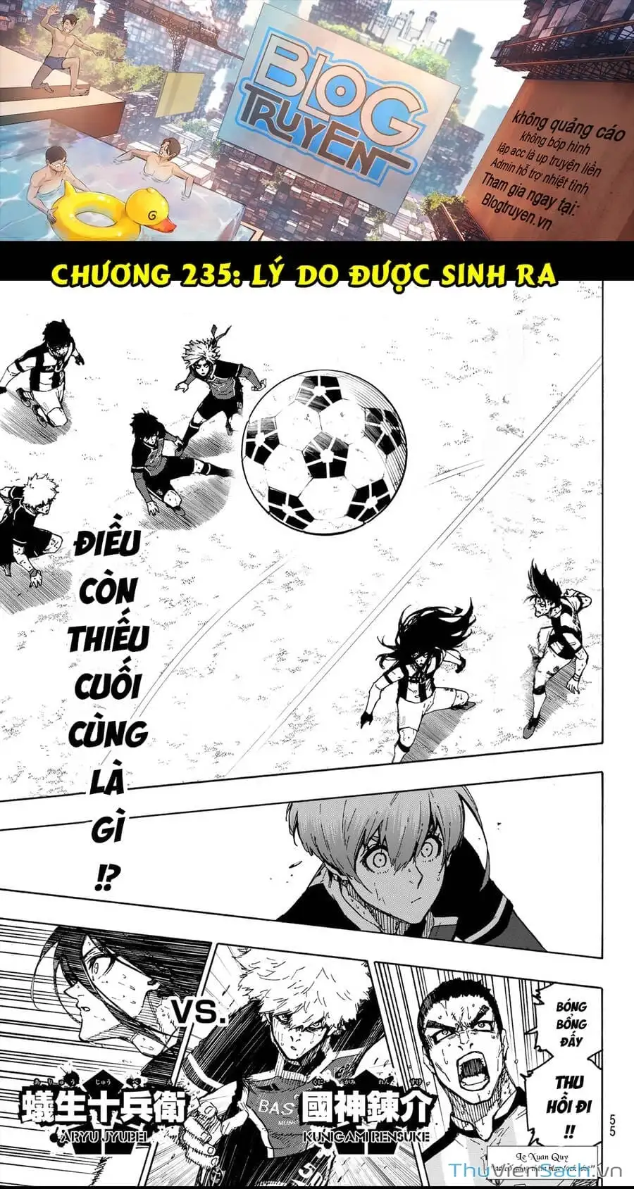 Truyện Tranh Tiền Đạo Số 1 - Blue Lock trang 6