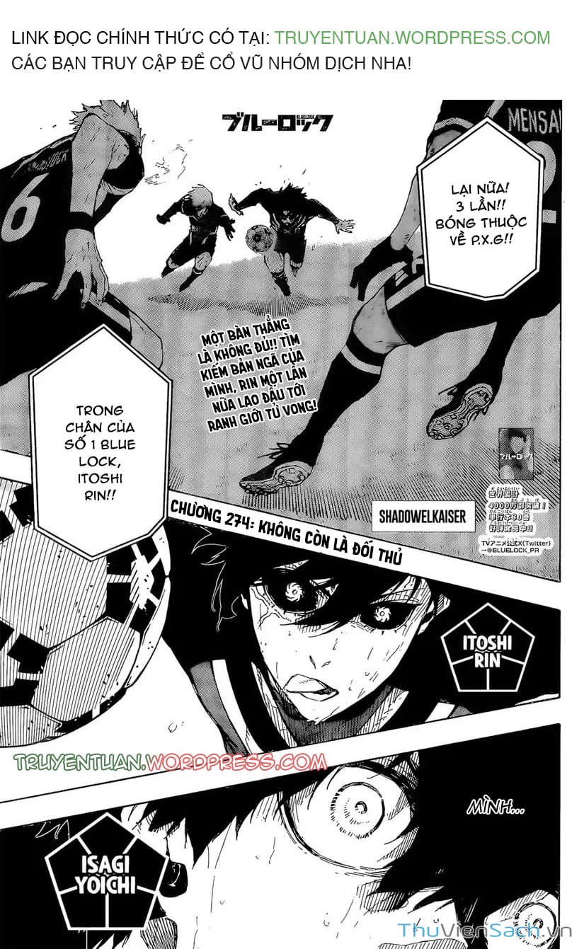 Truyện Tranh Tiền Đạo Số 1 - Blue Lock trang 5