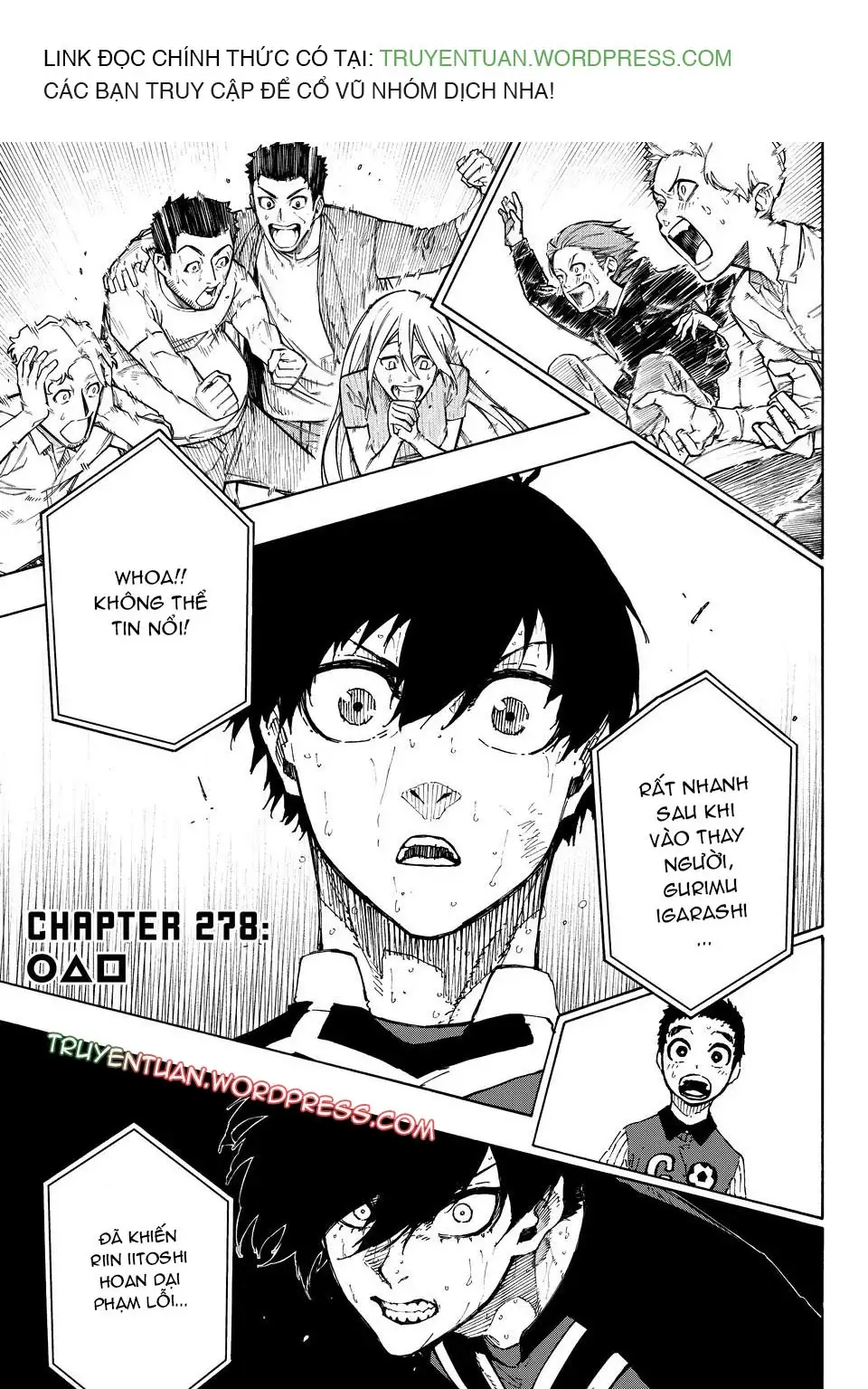 Truyện Tranh Tiền Đạo Số 1 - Blue Lock trang 6