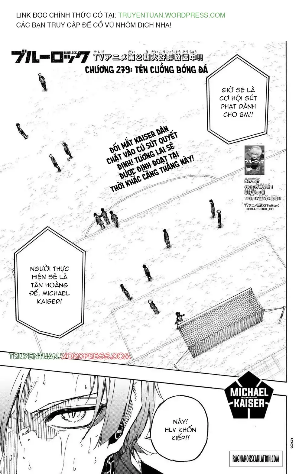 Truyện Tranh Tiền Đạo Số 1 - Blue Lock trang 6