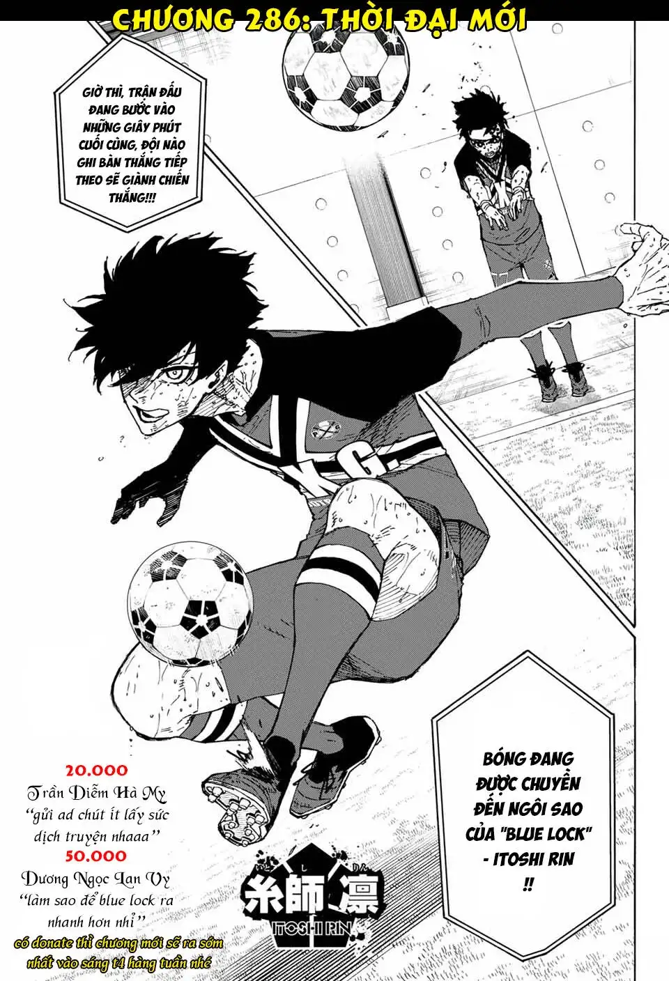 Truyện Tranh Tiền Đạo Số 1 - Blue Lock trang 6