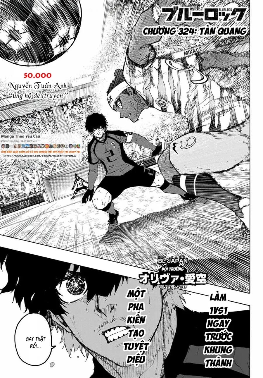 Truyện Tranh Tiền Đạo Số 1 - Blue Lock trang 5