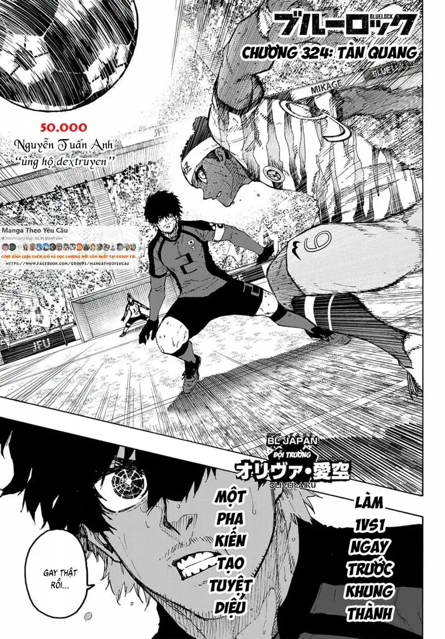 Truyện Tranh Tiền Đạo Số 1 - Blue Lock trang 6