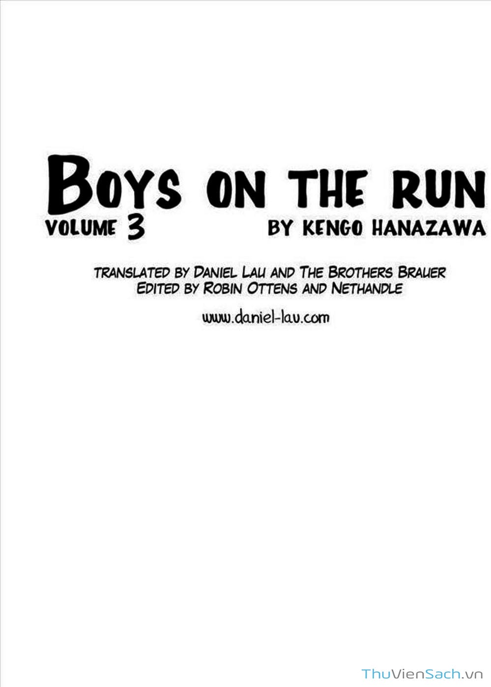 Truyện Tranh Đừng Hèn Với Cuộc Sống - Boys On The Run trang 6
