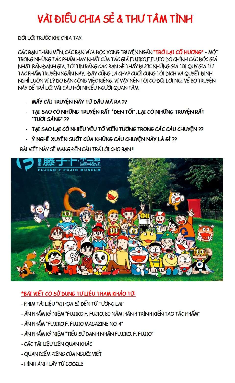 Truyện Tranh Các One-Shot Của Fujiko F. Fujio trang 2