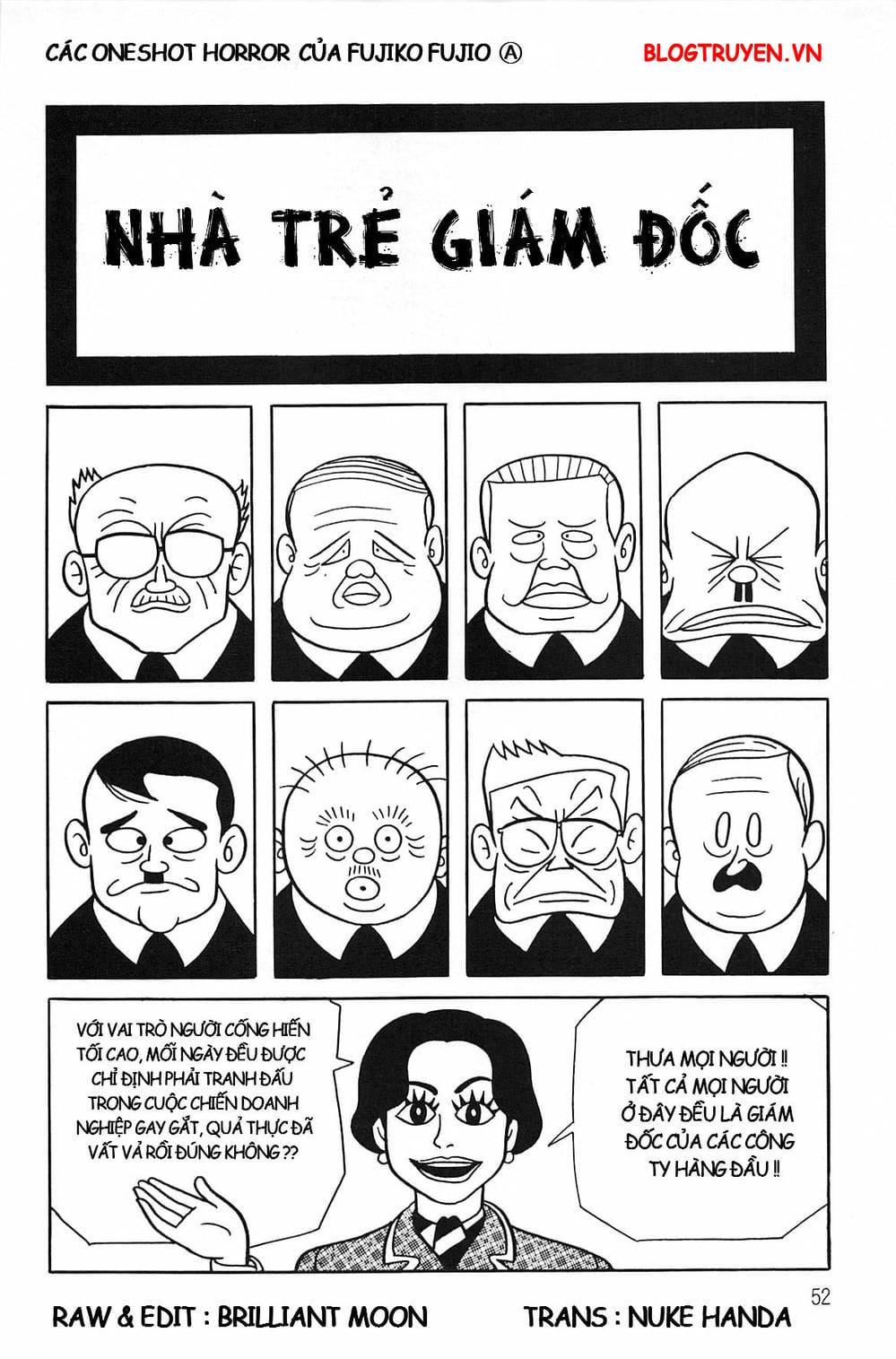 Truyện Tranh Các Oneshot Horror Của Fujiko F. Fujio trang 3