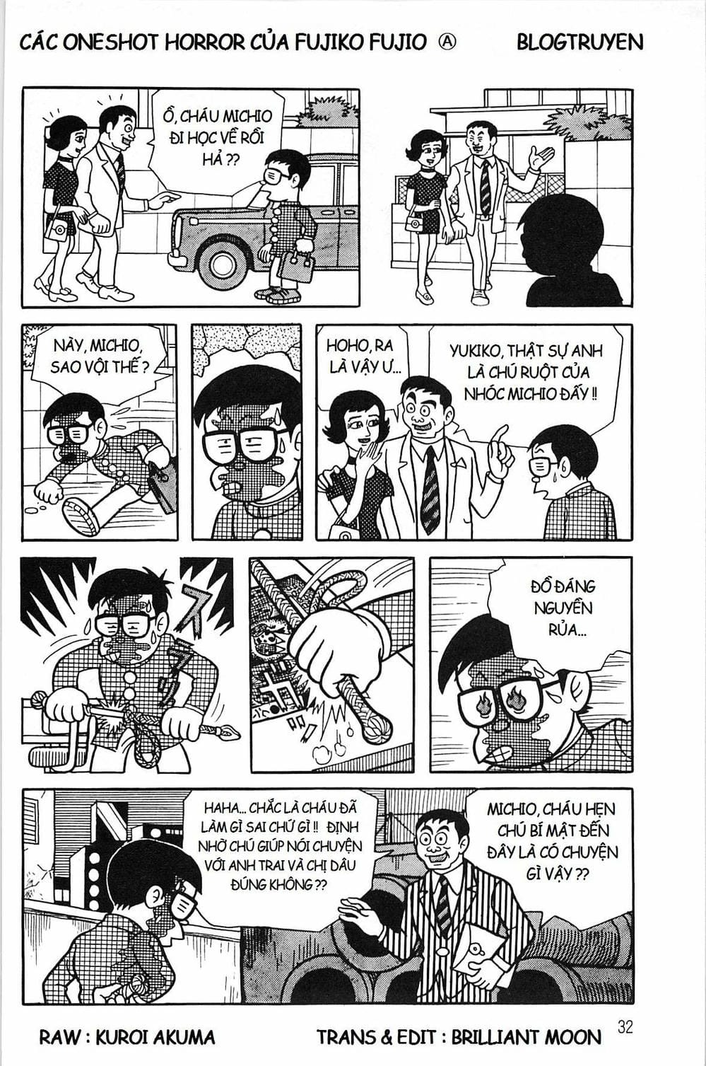 Truyện Tranh Các Oneshot Horror Của Fujiko F. Fujio trang 3