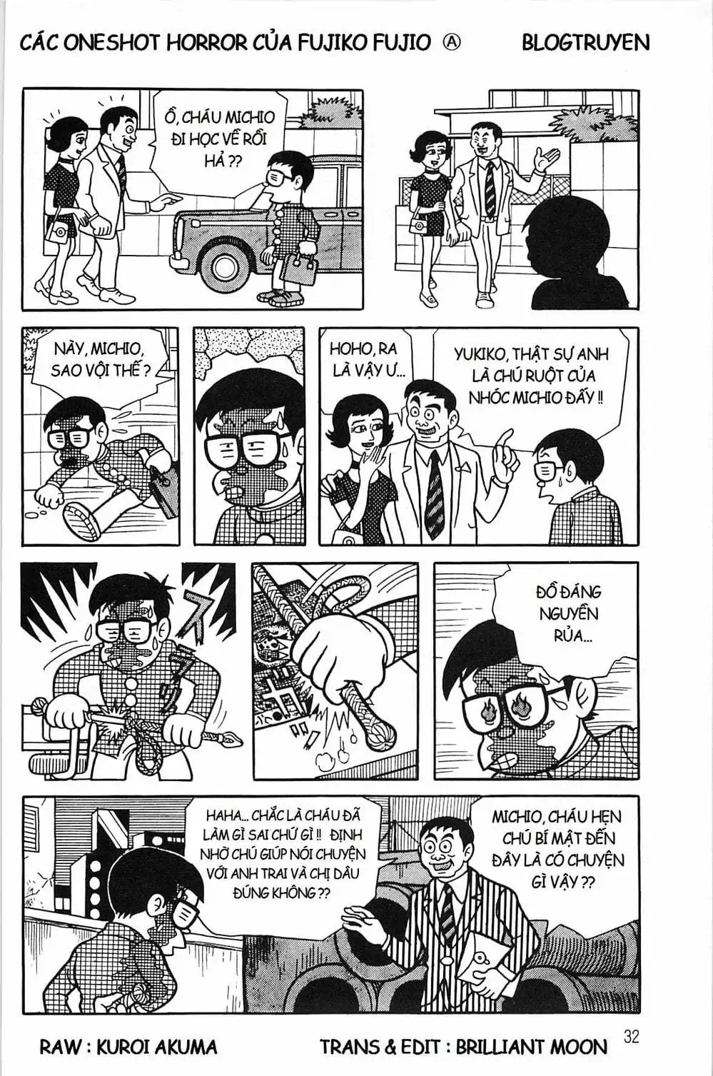 Truyện Tranh Các Oneshot Horror Của Fujiko F. Fujio trang 3
