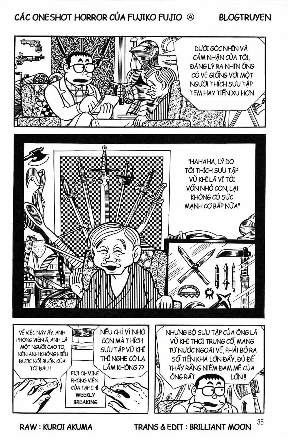 Truyện Tranh Các Oneshot Horror Của Fujiko F. Fujio trang 3