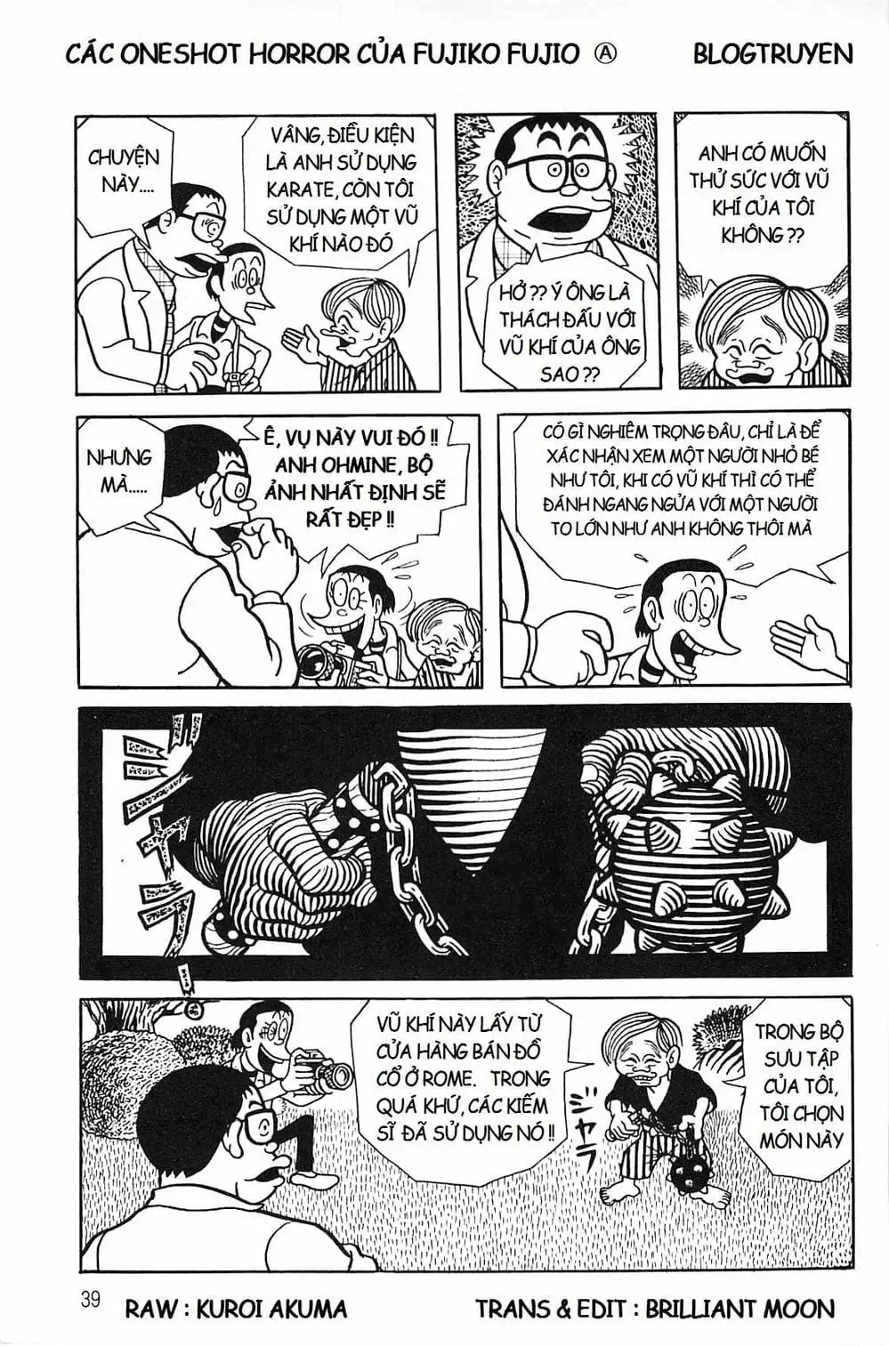 Truyện Tranh Các Oneshot Horror Của Fujiko F. Fujio trang 3