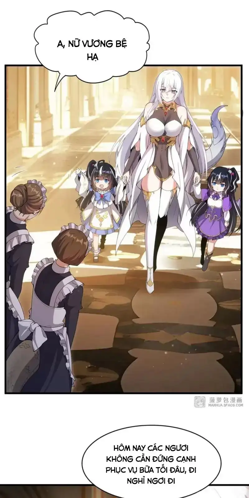 Truyện Tranh Im Miệng Đi Ác Long Ta Không Muốn Cùng Ngươi Trông Trẻ Đâu! trang 4