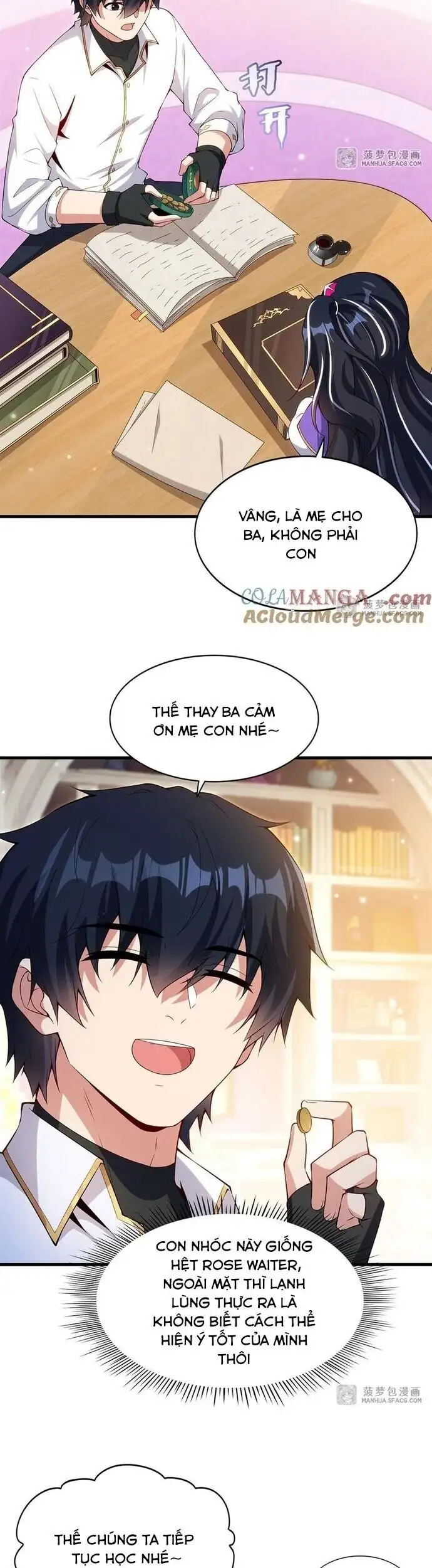 Truyện Tranh Im Miệng Đi Ác Long Ta Không Muốn Cùng Ngươi Trông Trẻ Đâu! trang 4