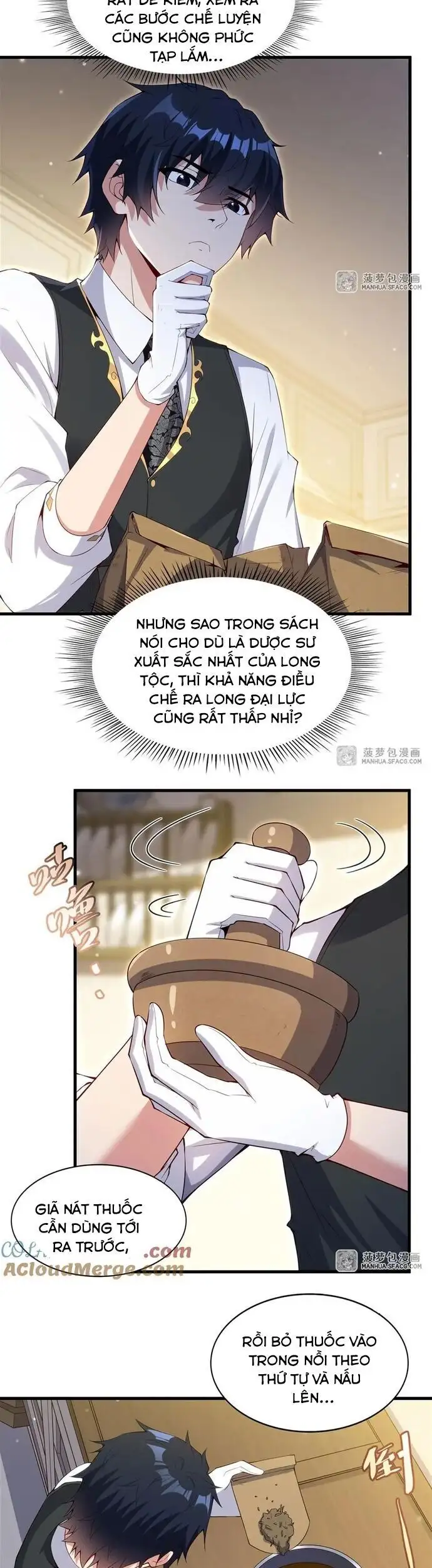 Truyện Tranh Im Miệng Đi Ác Long Ta Không Muốn Cùng Ngươi Trông Trẻ Đâu! trang 4