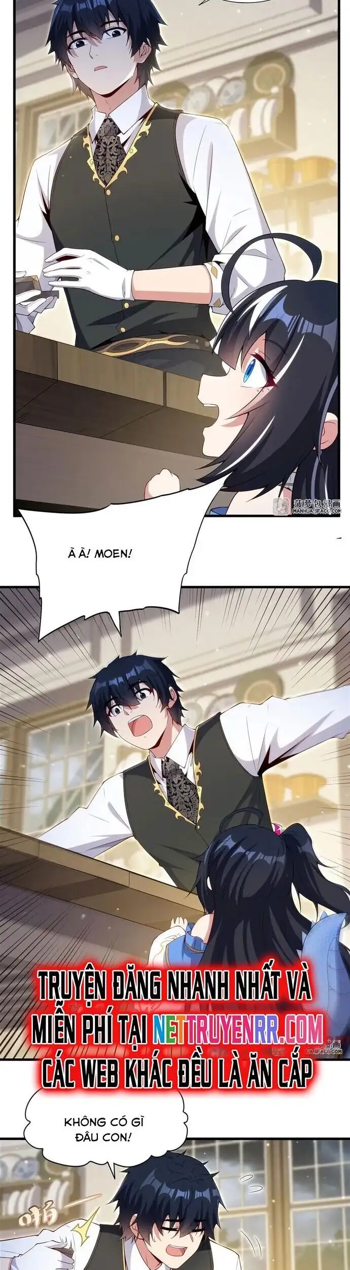 Truyện Tranh Im Miệng Đi Ác Long Ta Không Muốn Cùng Ngươi Trông Trẻ Đâu! trang 4