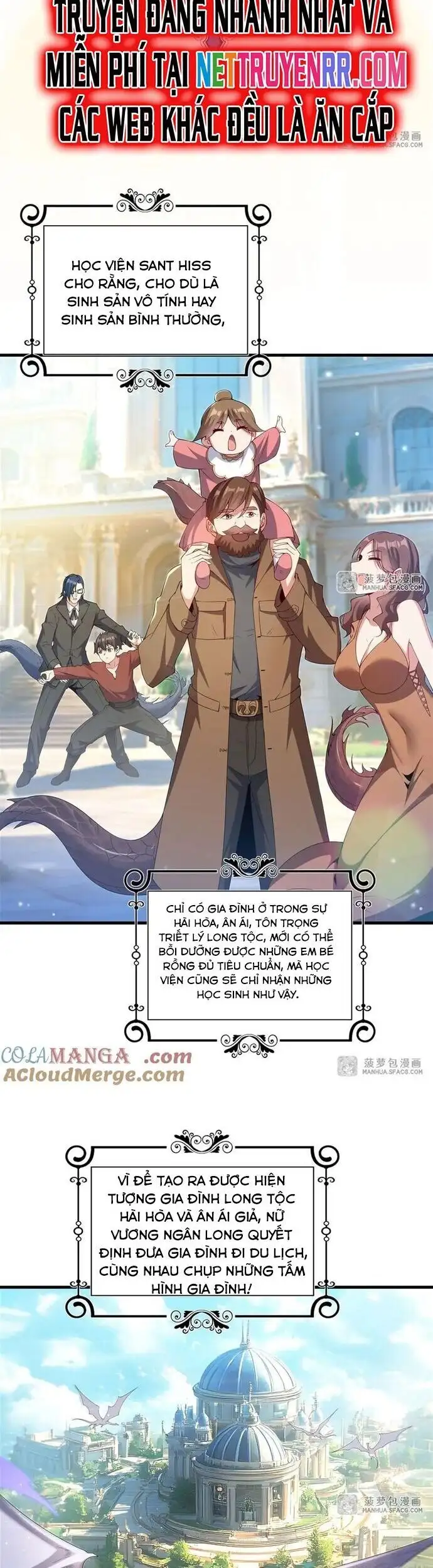 Truyện Tranh Im Miệng Đi Ác Long Ta Không Muốn Cùng Ngươi Trông Trẻ Đâu! trang 4