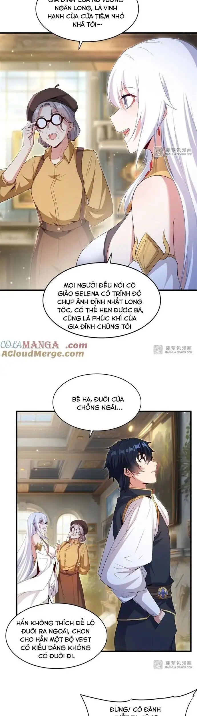 Truyện Tranh Im Miệng Đi Ác Long Ta Không Muốn Cùng Ngươi Trông Trẻ Đâu! trang 4