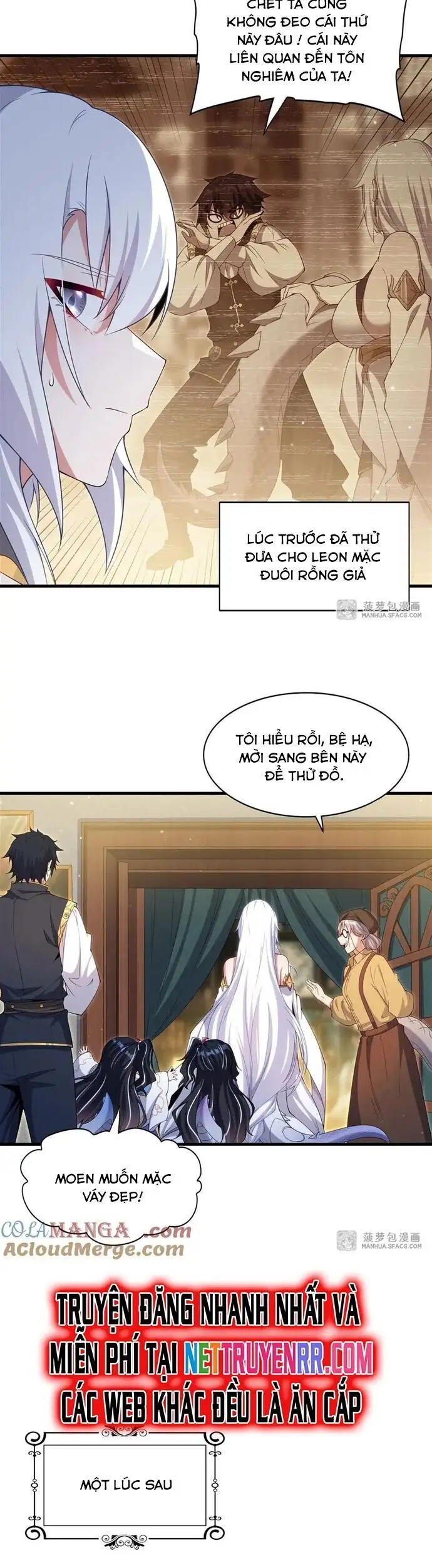 Truyện Tranh Im Miệng Đi Ác Long Ta Không Muốn Cùng Ngươi Trông Trẻ Đâu! trang 4